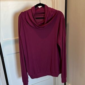 Cozy Burgundy Cowl Neck Sweater